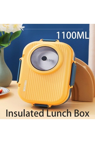 Yalıtımlı Öğle Yemeği Kutusu Öğrenci Öğle Yemeği Kutusu Çantası Öğle Yemeği Kutusu Çantası-4 Öğle Yemeği --