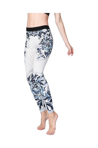 Paıyıge Yoga Pantolonu Kadın Baskılı Şakayık Ve Noktalar Hk30