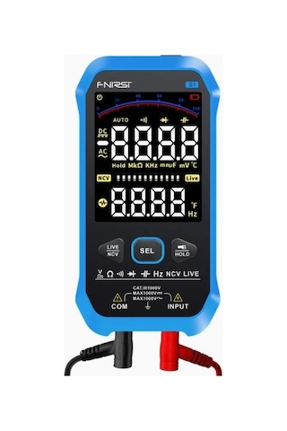 Fnırsı S1 Büyük Ekranlı Dijital Multimetre - Ölçü Aleti