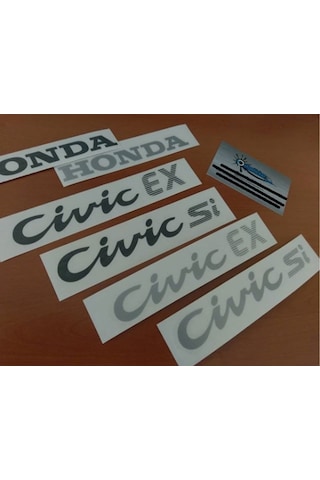 Honda Civic Ex Ef Arka Bagaj Seti Sticker Honda Civic Ex Ef Arka Bagaj Seti Sticker