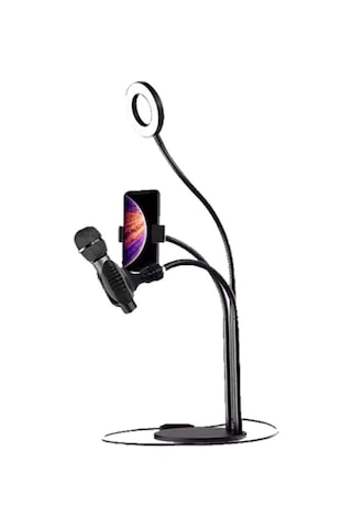 E2m Ytb-04 3in1 Metal Işıklı Stand Siyah