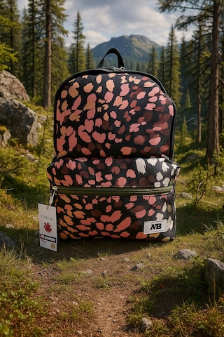 Newbag Kamuflaj Kız Okul Sırt Çantası Yeni Sezon - Pembe Kamuflaj