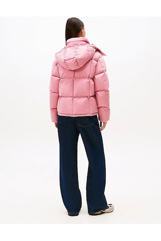Tommy Hilfiger Tjw Alaska Grid Kısa Kuş Tüyü Kadın Pembe Ceket Dw0dw21624thc Pembe