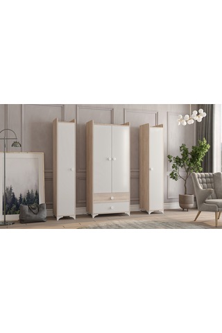 Patiko Swing Bdlp 050 4 Kapaklı Dolap Sonomo