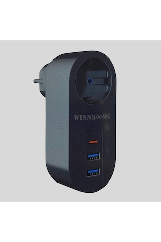 2 Usb,1 Type-c Giriş 1'li Çocuk Korumalı,ısıya Karşı Dayanıklı 2500watt Termal Akım Korumalı Priz