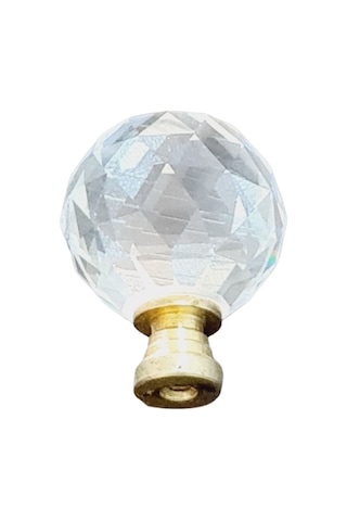 Kristal Sarı Ayak 40 mm Kulp ( 5 ADET )