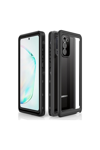 Ardemix Galaxy Uyumlu Note 20 Kılıf 1-1 Su Geçirmez Kılıf - Siyah Siyah