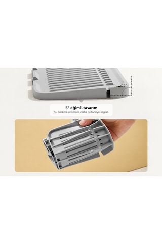 Mutfak Banyo Lavabo Kenarı Silikon Mat Gri 1464577