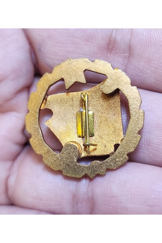 Macaristan Sosyalist Dönem Rozet-pin. Renkli Mineli.