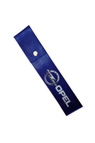 Opel Uyumlu Çıt Çıtlı Tampon Dili Çeki İpi Spor Görünümlü Oto Tampon Sticker & Arma Aksesuar mavi