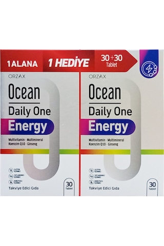 Ocean Daily One Energy 30 +30 Tablet- 1 Alana 1 Bedava Skt:06/2028