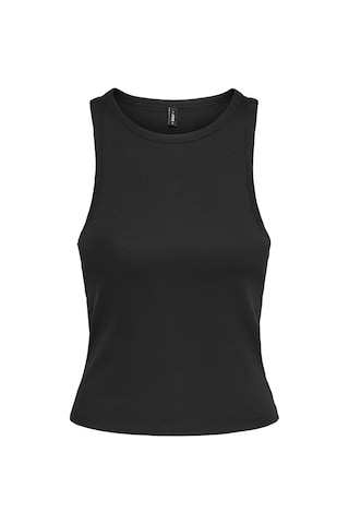 Only Onlval Pamuklu Slim Fit Sıfır Yaka Fitilli Atlet Bayan Atlet 15381855 Siyah