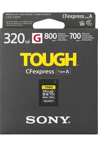 Sony Cea-g320t 320gb Cfexpress Type A Tough Hafıza Kartı