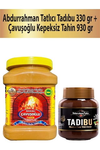 Abdurrahman Tatlıcı Tadıbu 330 G + Çavuşoğlu Tahin Kepeksiz 930 G