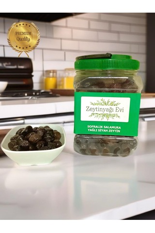 Sele Sofralık Siyah Zeytin 900 Gram Doğal Fermente 900 Gram