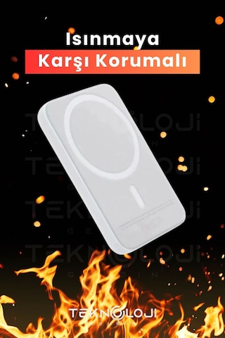 Magsafe Kablosuz Şarj Wireless BEYAZ