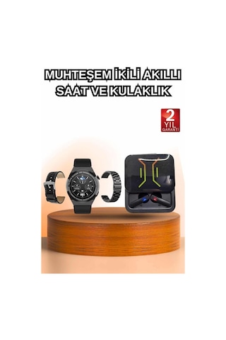 Dijital Göstergeli Bluetooth Kulaklık Ve Bildirim Görebilen Akıllı Saat Alarm Ve Titreşim