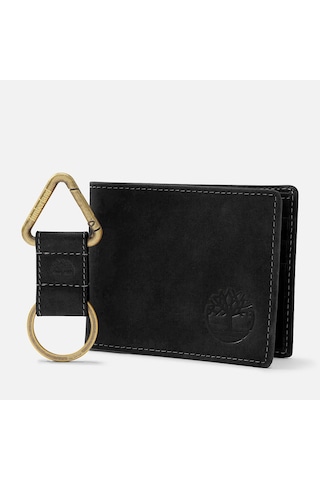 Timberland Billfold Wallet & Key Fob Gift Set Erkek Cüzdan-32700 Siyah