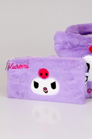 Dekomus İle Lisanslı Yeni Sezon Kuromı Peluş Basıc El Çantası Ve Kol Çantası 2'lisi Altın