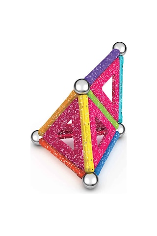 Geomag Glifters Işıltılar Seri Zeka Oyunu 22 Parça Manyetik Çubuklar Manyetik Çubuklar