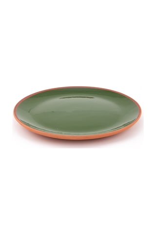 Seramik Sunum Tabağı 18 Cm Yeşil