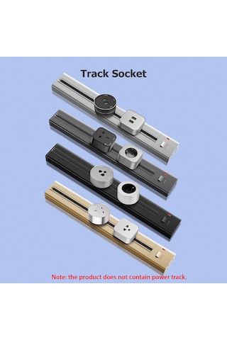 Geeroyoo Çoklu Usb Bağlantılı, 16a Avrupa Stili Kare Gri Elektrik Rayı Adaptörü