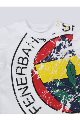 Fenerbahçe Bebek Tram Logolu Tshırt BEYAZ