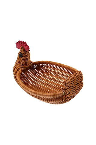 Dokuma Rattan Sepet Rattan Depolama Sepeti Hasır Meyve Sepeti Ekmek Servis Hasır