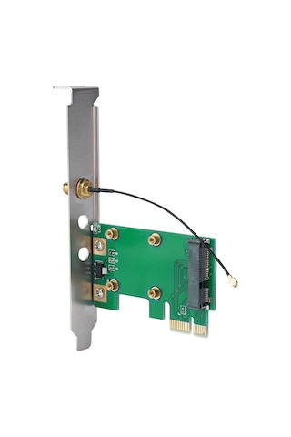 Konesam Mini Pcı-e'den Pcı-e'ye Dönüştürücü Kartı - 3.3v/5v Desteği, 12.2cm Baffle, Anten Tesisatı, Çoklu İşletim Sistemi Desteği