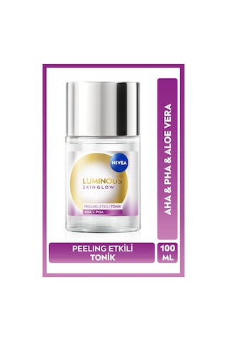 Luminous630 Skin Glow Peeling Etkili Tonik 100ml, Parlaklık, Eşit Cilt Tonu, Aha Pha, Aloe Vera