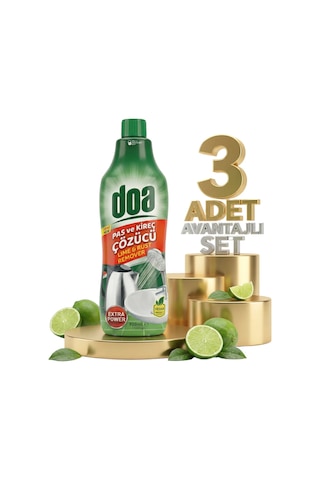 Doa Pas Ve Kireç Çözücü 3x900 Ml