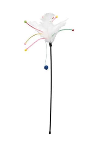 Trixie 41 CM Tüylü Kedi Oyun Sopası Çok Renkli