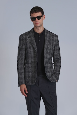 Lufian Mani Spor Erkek Blazer Ceket Slim Fit Koyu Gri Koyu Gri 112140207100160 Koyu Gri