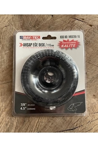 BAYTEC 115MM AHŞAP TÖRPÜSÜ AHŞAP ZIMPARA DİSKİ AHŞAP EĞE DİSKİ