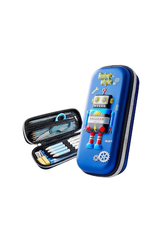 3d Robot Kalem Kutusu Kalem Kesesi Su Geçirmez Kalem Kutusu Çantası Çocuklar Erkek Okul Öğrencileri İçin Çok Renkli