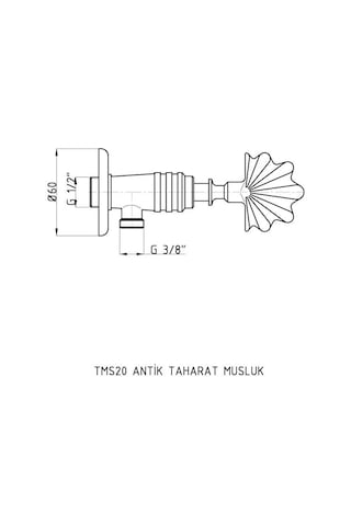 GPD TMS20 Antik Taharat Musluk Antik