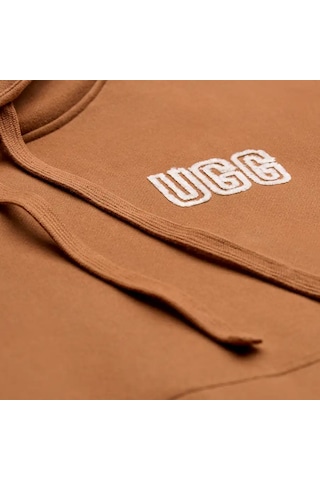 Ugg Logo Hoodie Kadın Kahverengi Sweatshirt 1171478