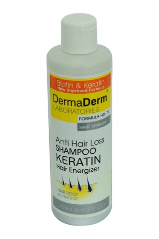 Dermaderm Saç Dökülmesine Karşı Keratin Biotin ve Vitaminli Şampuan 250 ML
