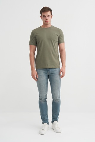 Cazador Basic Süprem Erkek T-shirt 46230 Haki Haki