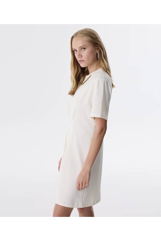 Twist Çıkarılabilir Zincirli Penye Ekru Kadın Elbise Tw6250002168 Ekru