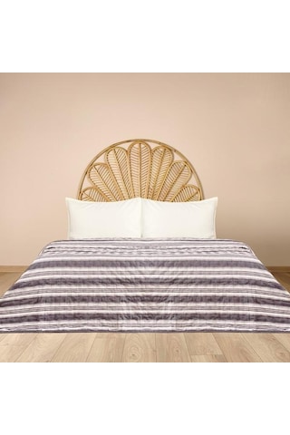 Evidea Soft Londra Çift Kişilik Yatak Örtüsü - Antrasit - 200x230 Cm Antrasit