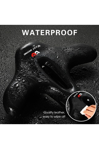 Tenfowee Genişletilmiş Yumuşak Bisiklet Binduru - Yoğun Sponge Ve Silika Jeli Dolgulu, Uzun Mesafe Sürüşlerde Bel Ve Kalça Yorgunluğunu Azaltır - Kuş Gibi Desen Çok Renkli