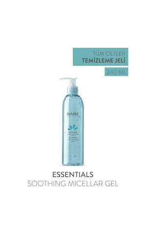 Babe Essentials Soothing Micellar Gel 240ml - Gliserin İçeren Yatıştırıcı Temizleme Jeli