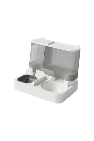 Suntek 2& 39 Si 1 Arada Evcil Hayvan Besleyici Pürüzsüz Gri