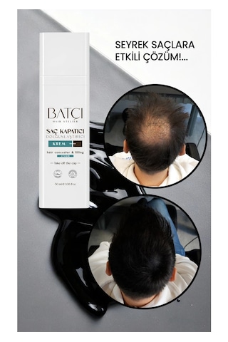 Saç Kapatıcı Dolgunlaştırıcı Sıvı Krem 30 Ml 3 Adet 1 Adet Tarak Hediyeli
