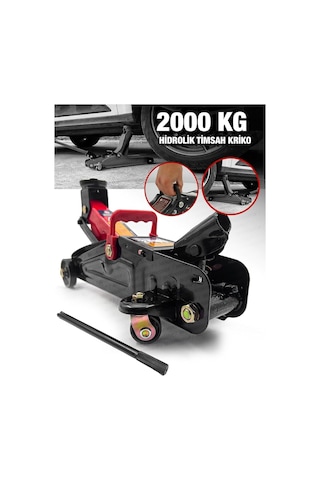 2 Ton Tekerlikli Arabalı Timsah Kriko