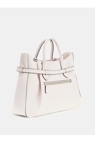 Guess Yesba Saffiano Kadın El Çantası Hwbg7833070 Beyaz