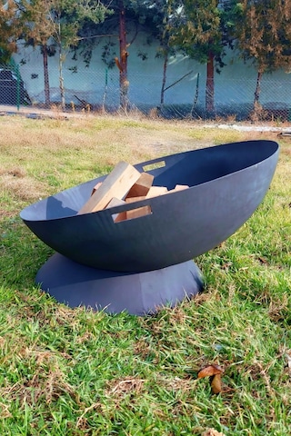 Blueflame Bahçe Şöminesi Ateş Çukuru Bahçe Sobası Çap 80 Cm