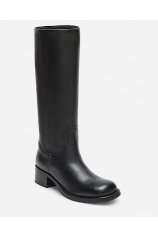 Steve Madden Rıggs Black Leat Kadın Siyah Çizme Rıggs
