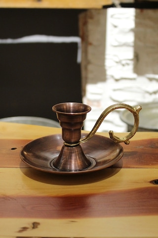 Turna Bakır Turna2619-3 Elit Mumluk Şinanay El Şamdanı